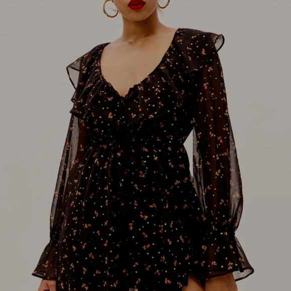 For Love & Lemons Juliana Maxi Dress Size S - Picture 4 of 10